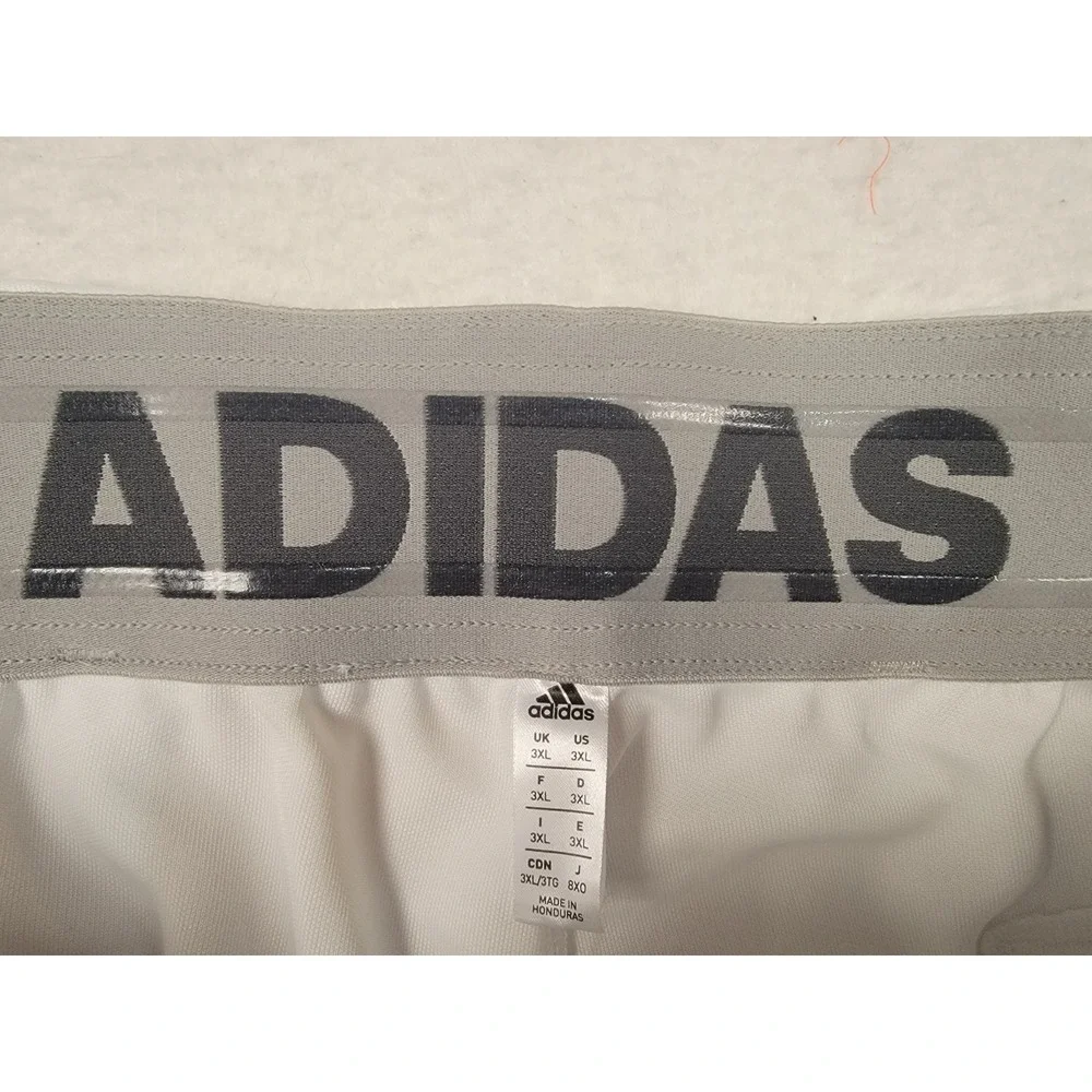 Adidas Icon Pro Baseball Pants Mens 3XL White Tapered Open Hem‎ Softball NWT